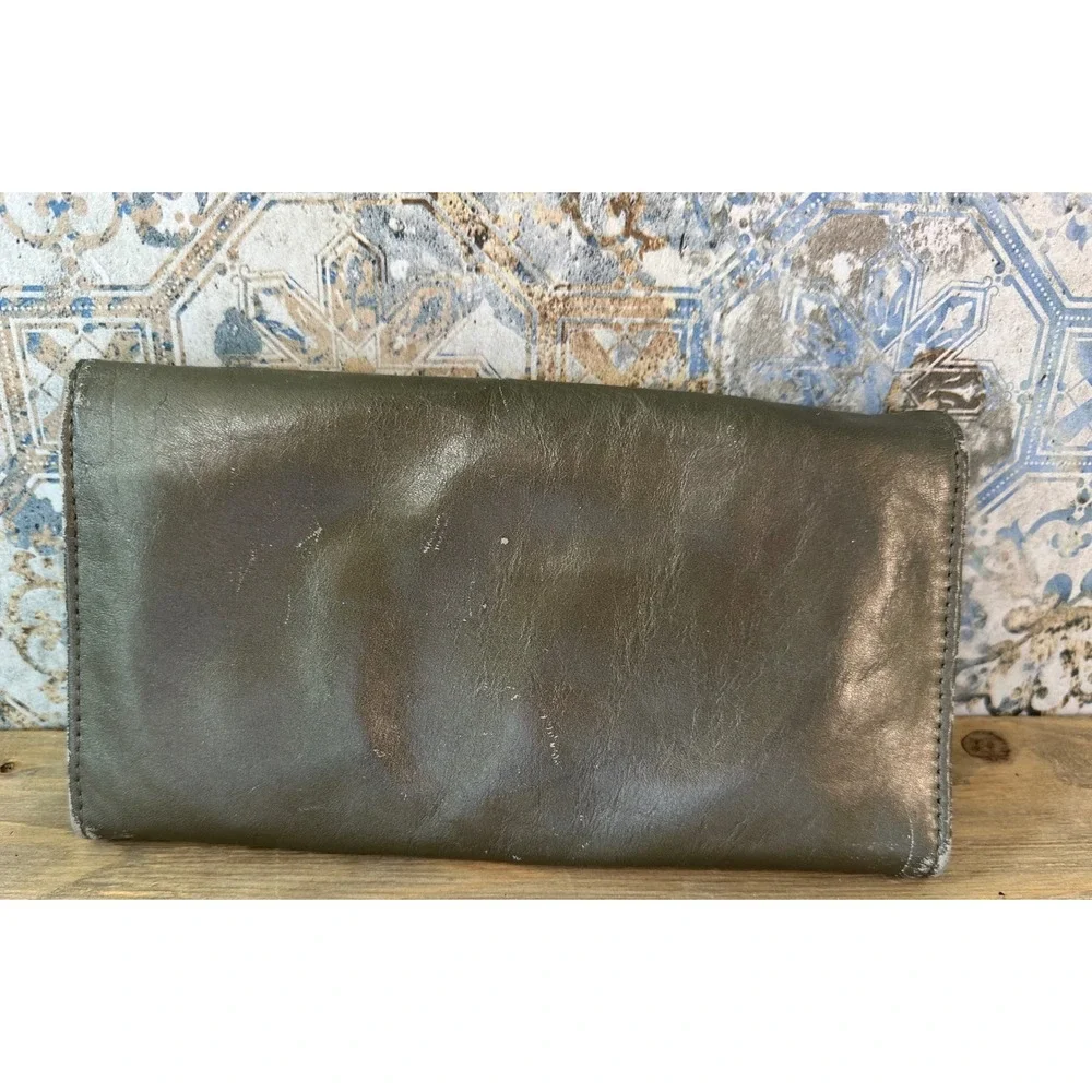 Latico Leather Tri-fold Wallet Womens OS Green